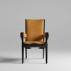 Cessnock Modern Mango Wood Arm Chair