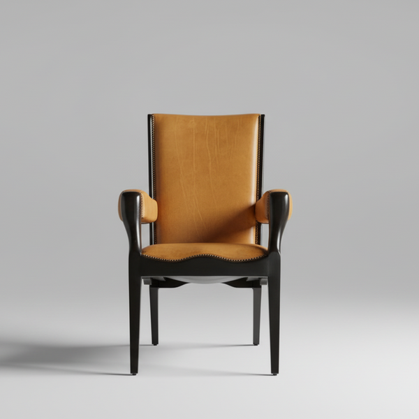 Cessnock Modern Mango Wood Arm Chair