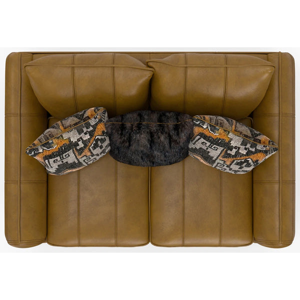 Chandler Tufted Loveseat Leather Sofa