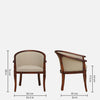 Charlton Sheesham Wood Arm Chair