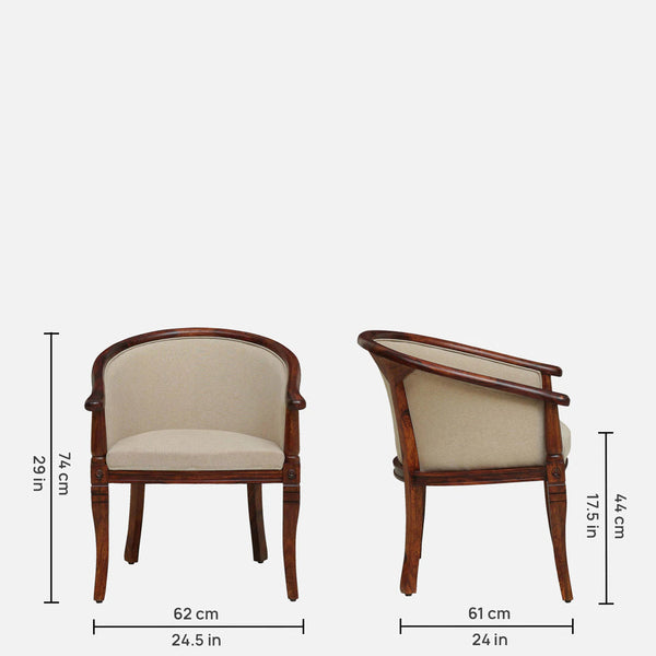 Charlton Sheesham Wood Arm Chair
