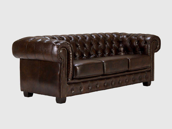 Brown Three Seater Leather Sofa for Ultimate Comfort and Style