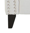 Chiawelo Fabric Wing Chair in Off-White Colour