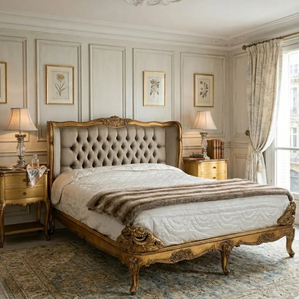 Chiclayo Solid Wood Royal Bed - All Sizes