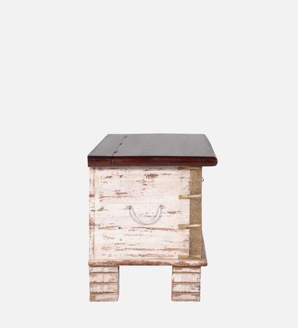 Chittorgarh Solid Wood Trunk In Distress Finish
