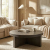 Cincinnati Solid Wood Round Coffee Table
