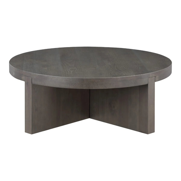 Cincinnati Solid Wood Round Coffee Table