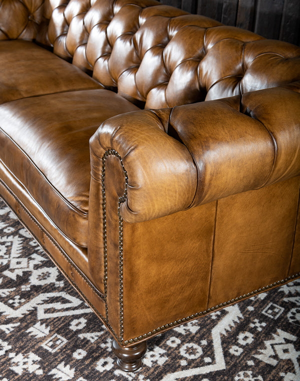 Classic Comfort - Chesterfield Leather Sofa