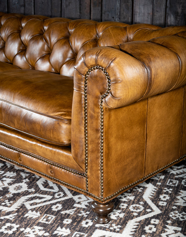Classic Comfort - Chesterfield Leather Sofa