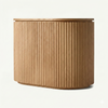 Clayne Oak Wood Bedside Table With 1 Drawer