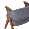 Cleveland Sheesham Wood & Velvet Arm Chair