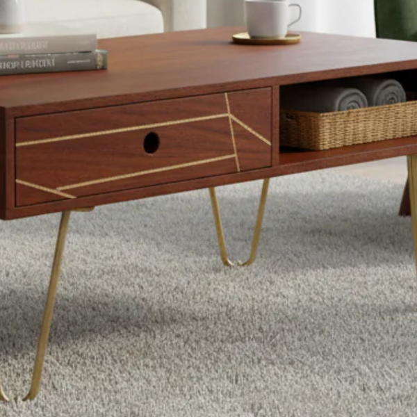 Picasso Dark Mango Wood Coffee Table