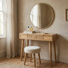 Coimbra Solid Wood Rattan Dressing Table