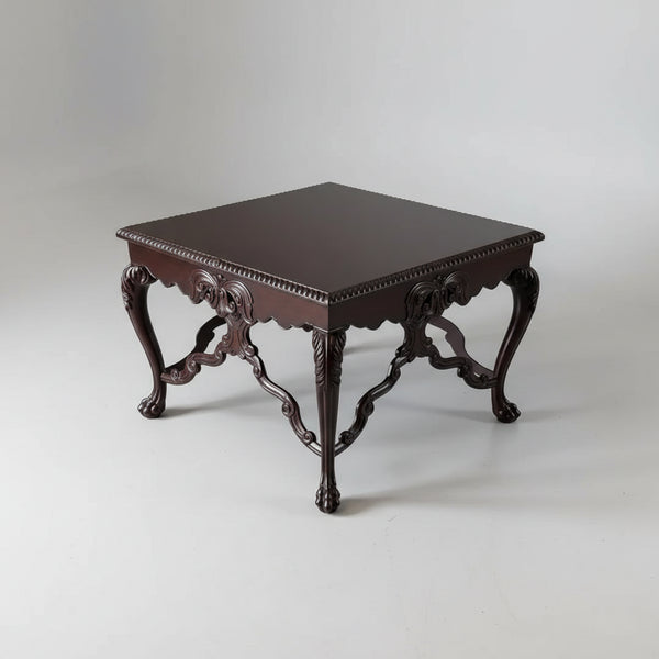 Coleraine Rosewood Centre Table With Carved Floral Design