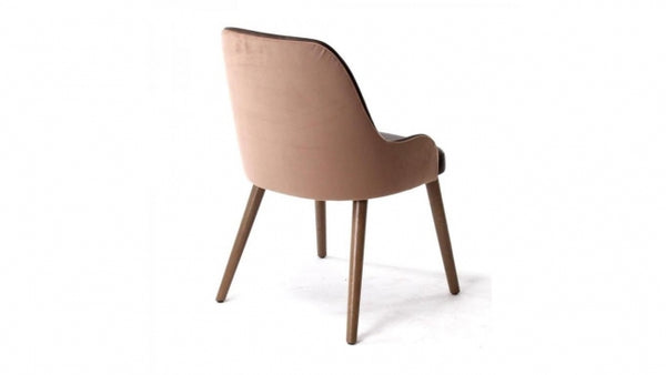 Modern Solid Wood With Velvet Dining Chair