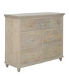 Modern Solid Wood Chest of Drawers in Light Brown Colour