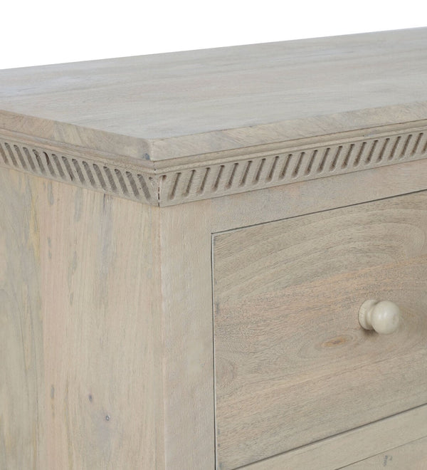 Modern Solid Wood Chest of Drawers in Light Brown Colour