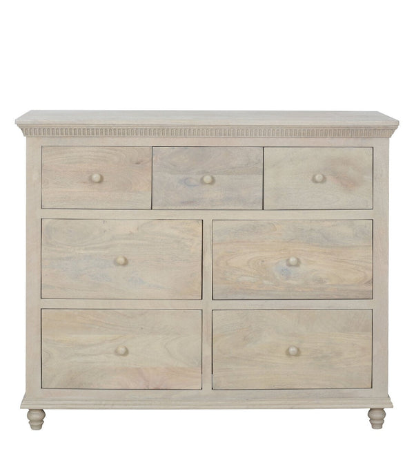 Modern Solid Wood Chest of Drawers in Light Brown Colour