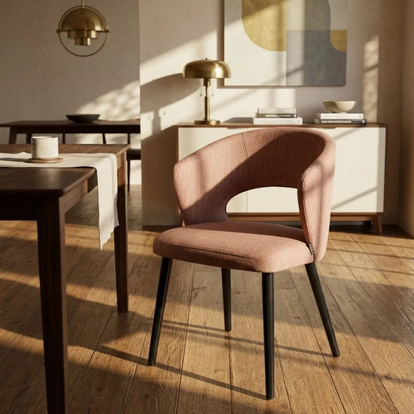 Cottesloe Solid Wood With Velvet Dining Chair