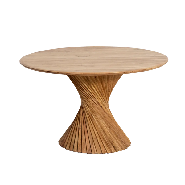 Coventry Acacia Wood Round Dining Table