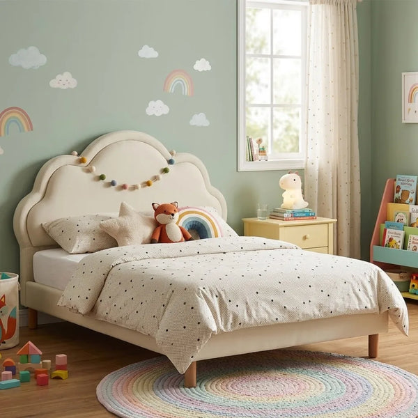 Cozy Clover Solid Wood Kids Bed