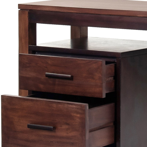 Crawley Sheesham Wood Study Table With Drawer