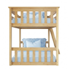 Cuddle Cove Low Bunk Bed In Natural Finish
