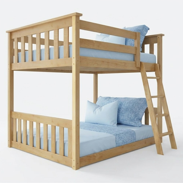Cuddle Cove Low Bunk Bed In Natural Finish