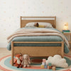 Kids solid wood strong simple cute bed