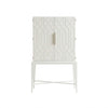 Cupertino Solid Wood White Finish Bar Cabinet