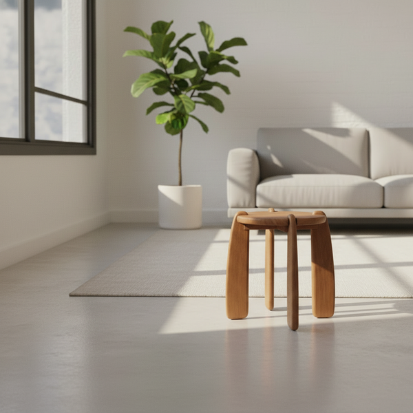 Cusco Acacia Wood Round End Table