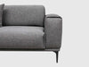 Modern Three Seater Grey Sofa | Living Room & Bedroom