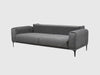 Modern Three Seater Grey Sofa | Living Room & Bedroom