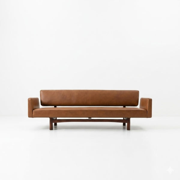 Dalian 3 Seater Leather Sofa