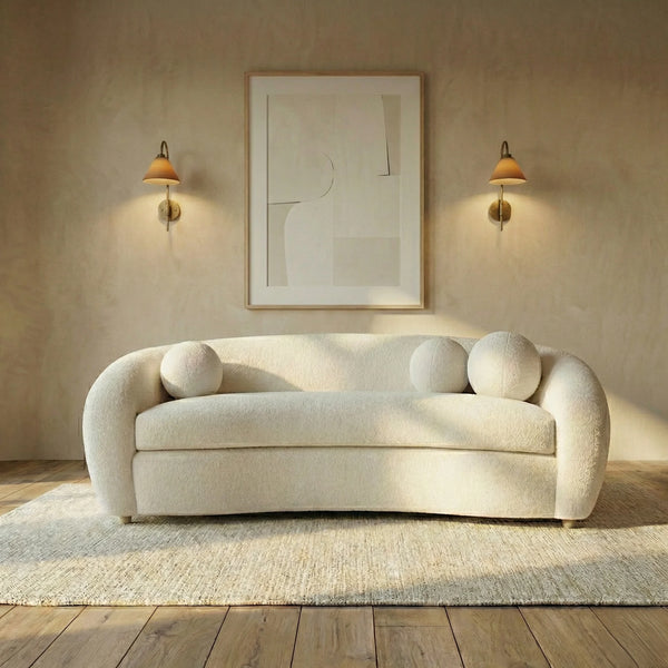 Dallas Boucle Fabric Sofa