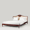 Denton Solid Wood Rattan Bed-All Sizes