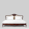 Denton Solid Wood Rattan Bed-All Sizes