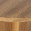 Derry Wooden Round Dining Table - Natural Finish