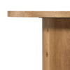 Derry Wooden Round Dining Table - Natural Finish