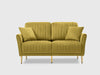 Premium Green Color 2 Seater Fabric Sofa