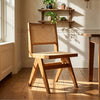 Dianella Rattan Solid Wood Armless Chair