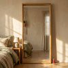 Dnipro Floor Length Mirror (Warm Oak)