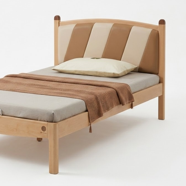 Dream Drift Solid Wood Kids Soft Bed