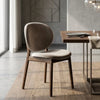 Drouin Solid Wood Dining Chair With Fabric