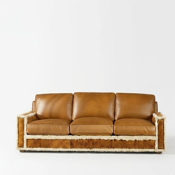 Dublin 3 Seater Leather Sofa