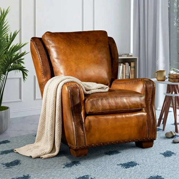 Dublin Chesterfield Leather Sofa