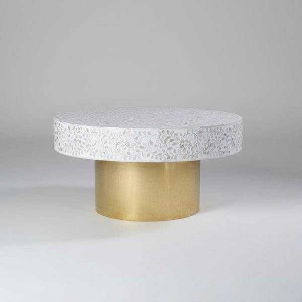 mother of pearl coffee table
