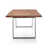 Dutywa Solid Wood Dining Table in Brown Finish