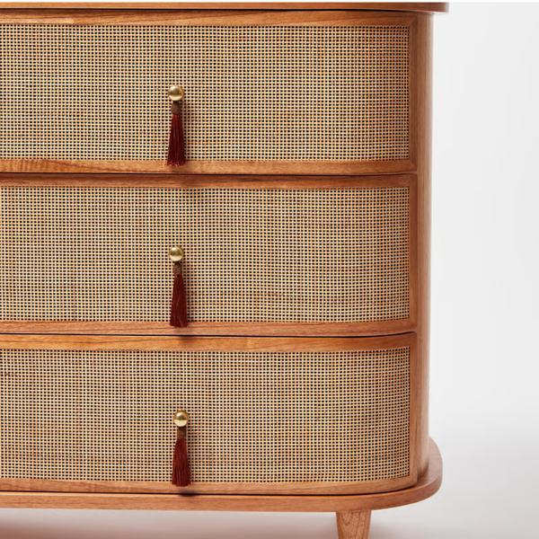 Eindhoven Rattan Chest Of 6 Drawers