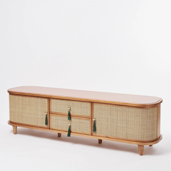Eindhoven Rattan TV Unit